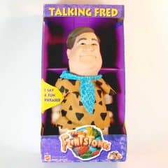 1993 Fred Flintstone Talking Plush mint in box