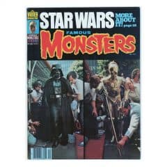 1977 -78 STAR WARS Famous Monsters Magazines Set of 5