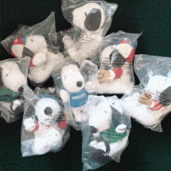 2010-2014 Snoopy MetLife Plush Sets